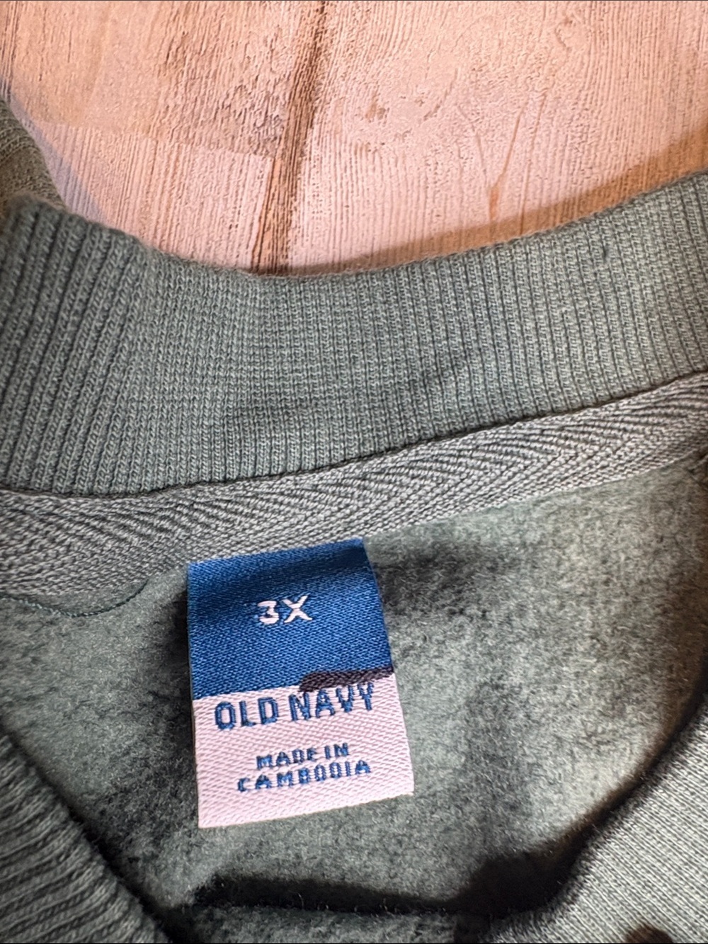 Old Navy Women's Crewneck Sweatshirt in Sage Green Plus Size 3X - Picture 2 of 12